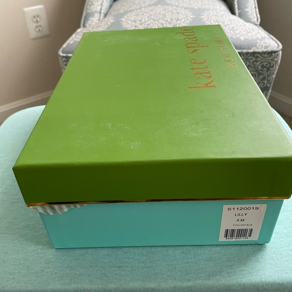 Kate Spade Lily blue denim slip on sneakers size 9 NIB - Picture 5 of 6